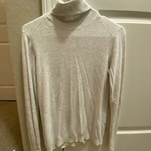 Cozy Light Gray Turtleneck Sweater